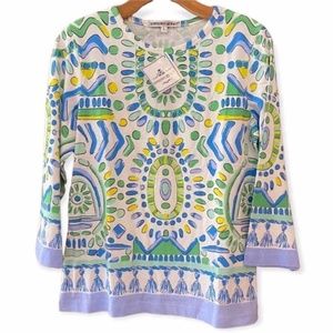 Barbara Gerwit Sz L NWT Cotton Top